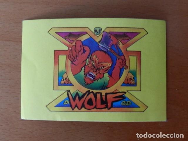 Coleccionismo cromos antiguos: PEGATINA CROMO Wolf MONSTRUOS Gruzel grusel grwzel grwsel GRWZEL GRUZEL MONSTERS N&ordm; 127