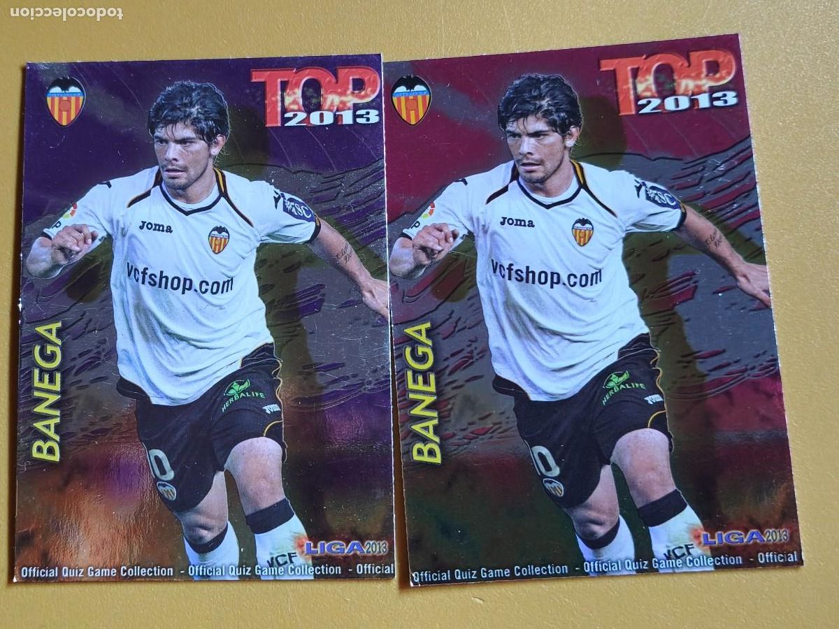Coleccionismo cromos antiguos: banega, 2013 top mundicromo
