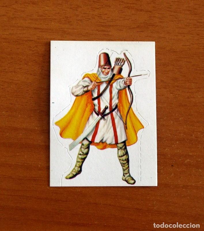 Coleccionismo cromos antiguos: Soldados de todos los tiempos - N&ordm; 5 Arquero Persa - Editorial Maga 1981 - Nunca pegado