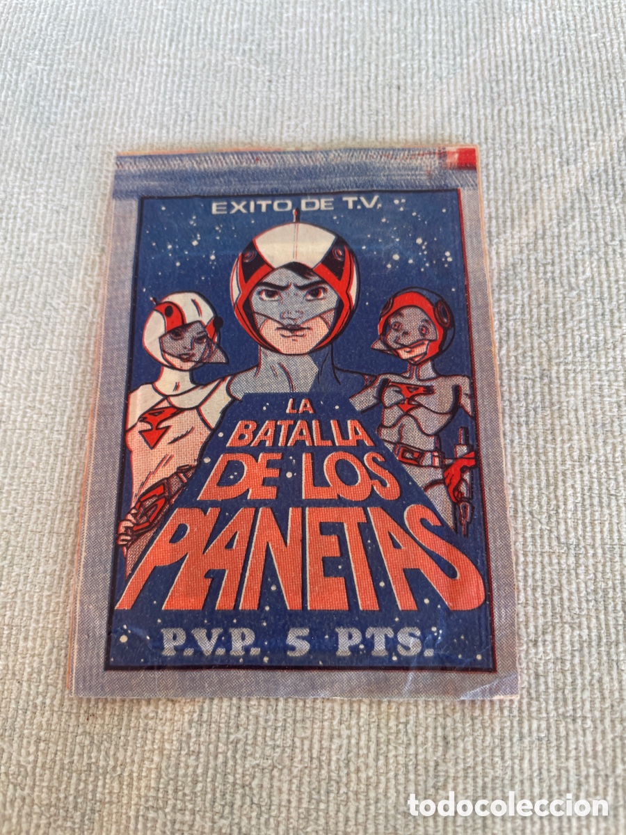 Coleccionismo cromos antiguos: Sobre de cromos sin abrir LA BATALLA DE LOS PLANETAS
