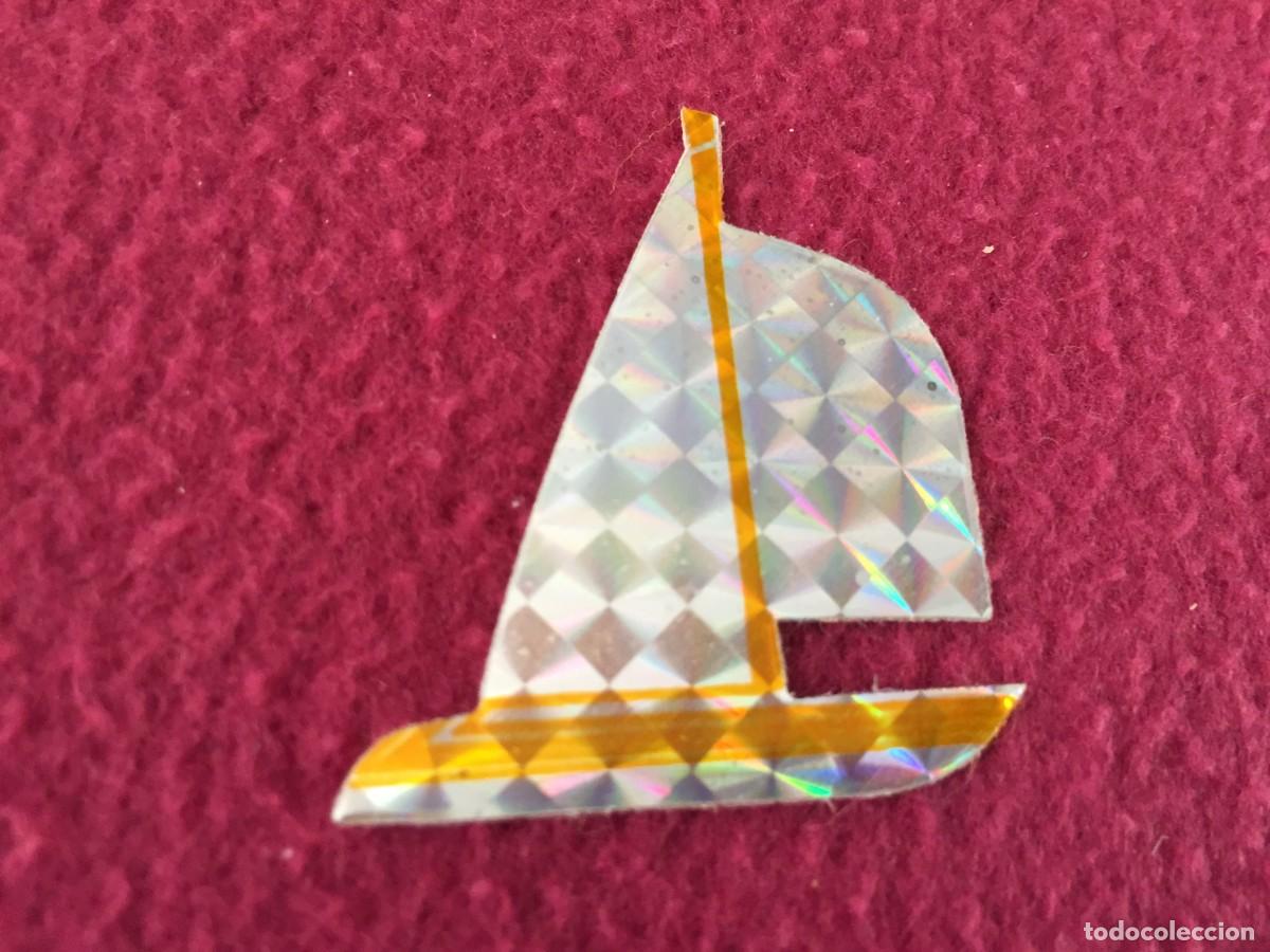 Coleccionismo cromos antiguos: CROMO PEGATINA PANRICO TR&Eacute;BOL BOLLYCAO LAS PEGABOLLY 1985 VELERO - BARCO