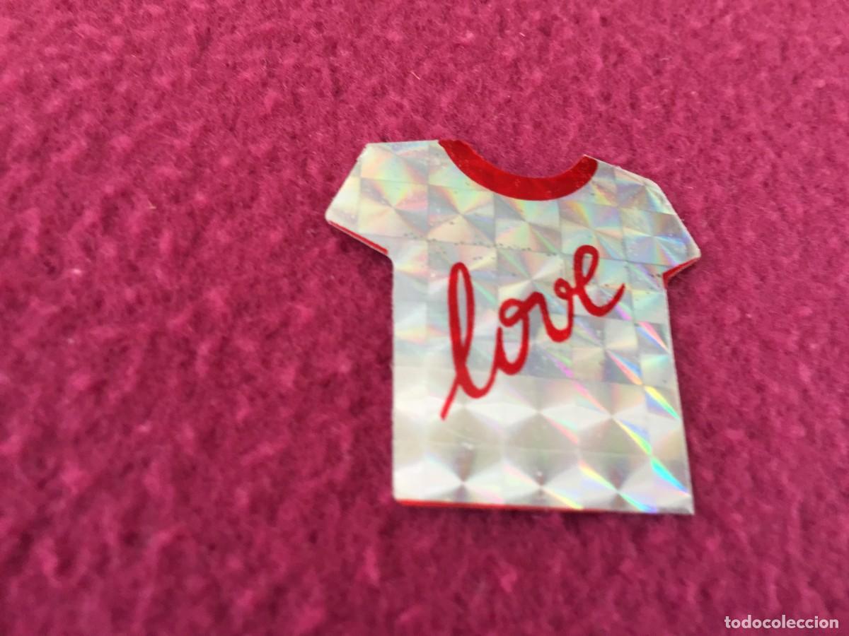 Coleccionismo cromos antiguos: CROMO PEGATINA PANRICO - CAMISETA LOVE BRILLANTE - BOLLYCAO