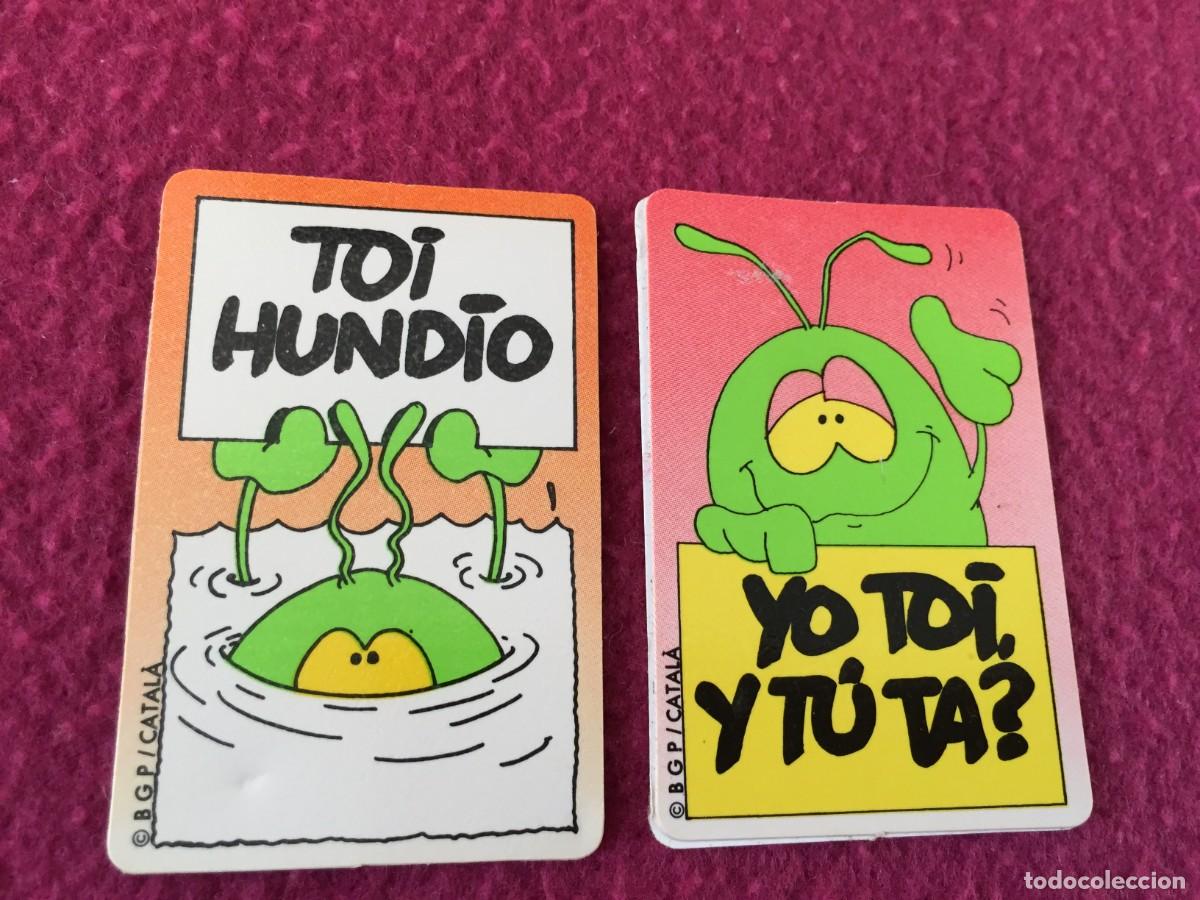 Coleccionismo cromos antiguos: 2 CROMOS BOLLYCAO. BOLLY TOIS. TOI HUNDIO - YO TOI Y TU TA?