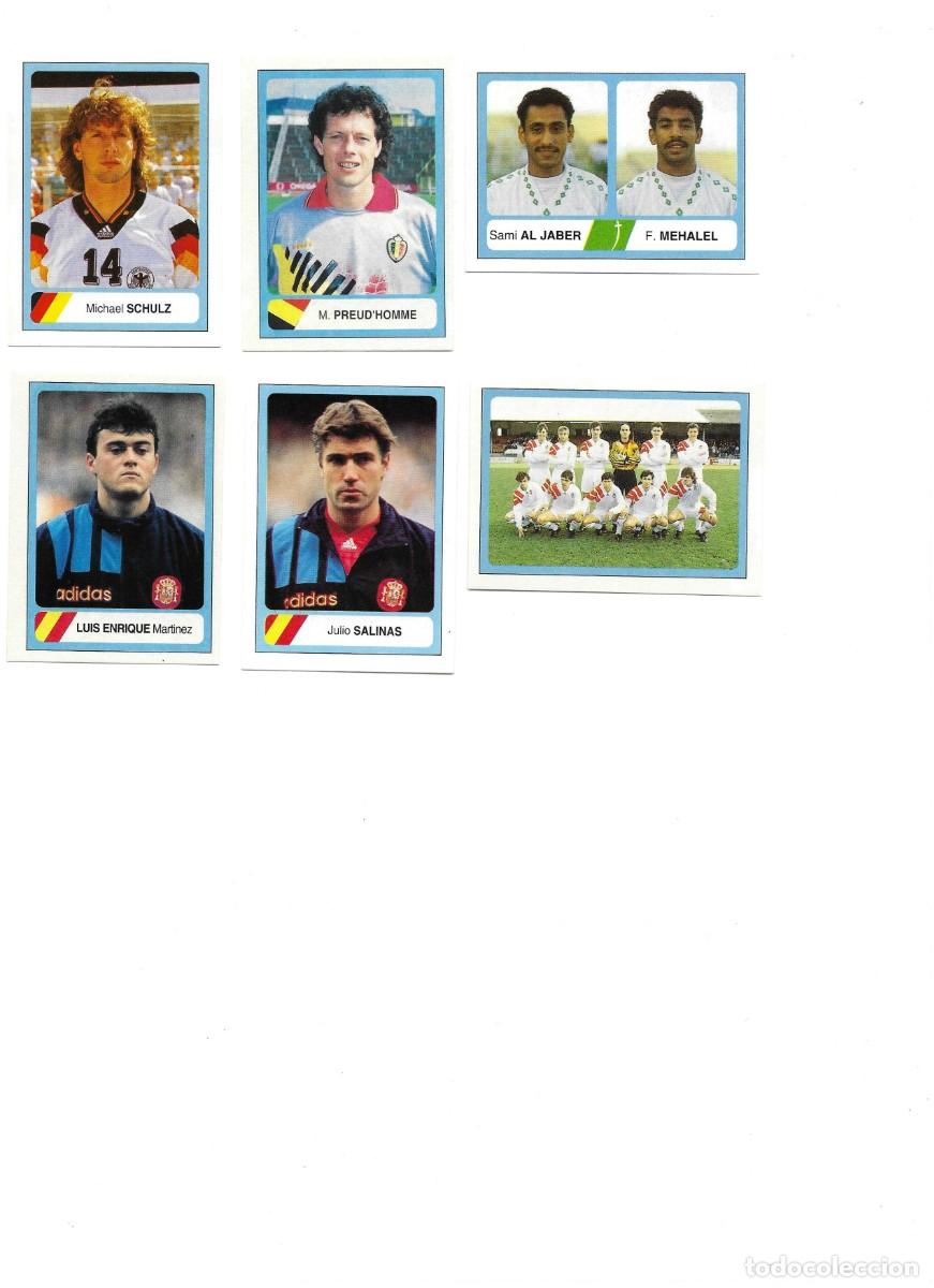 Coleccionismo cromos antiguos: LOTE 6 CROMOS MUNDIAL USA 94 1994 EDICIONES ESTADIO, RESERVADO