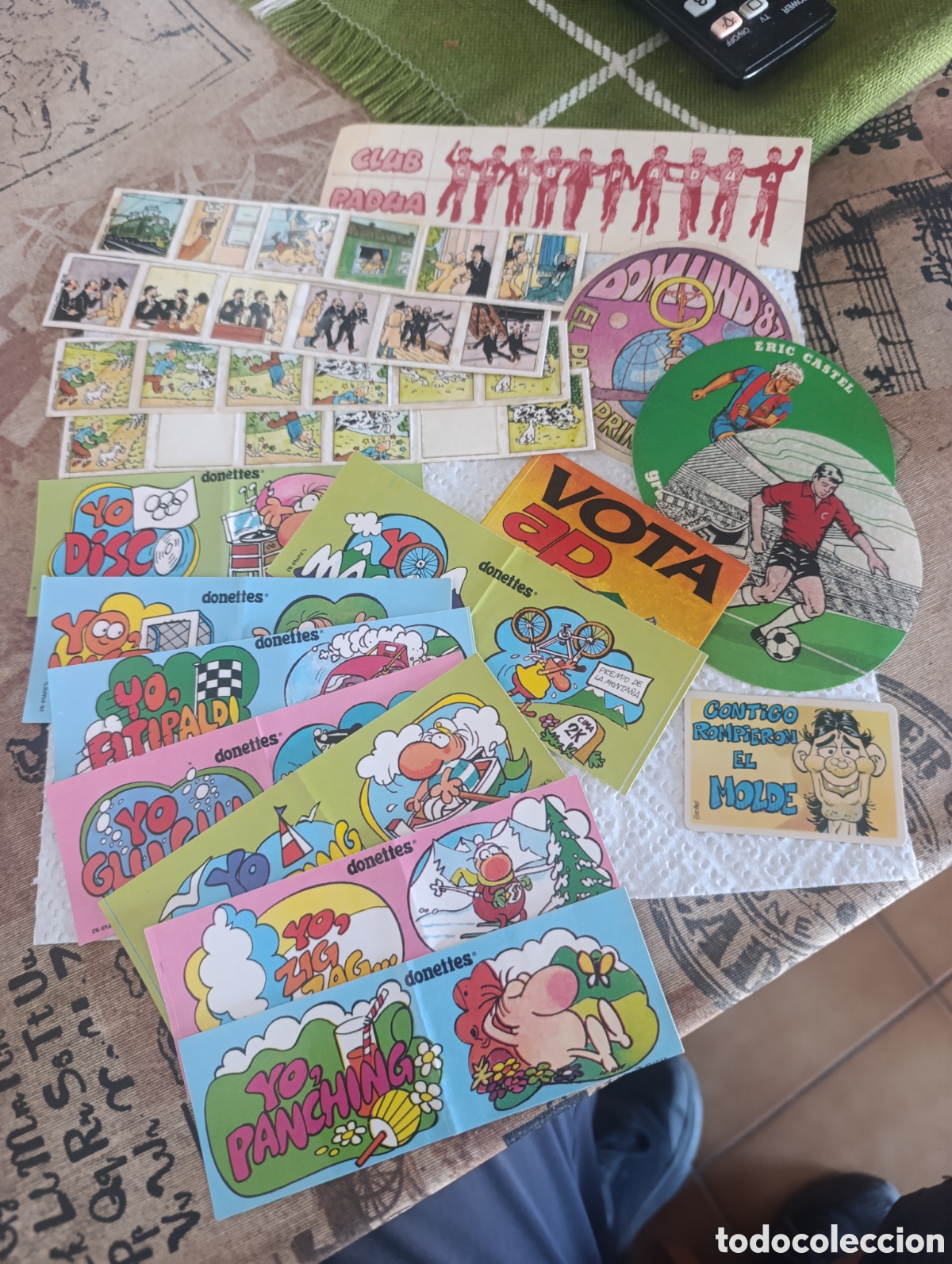Coleccionismo cromos antiguos: Lote de Antiguas pegatinas variadas