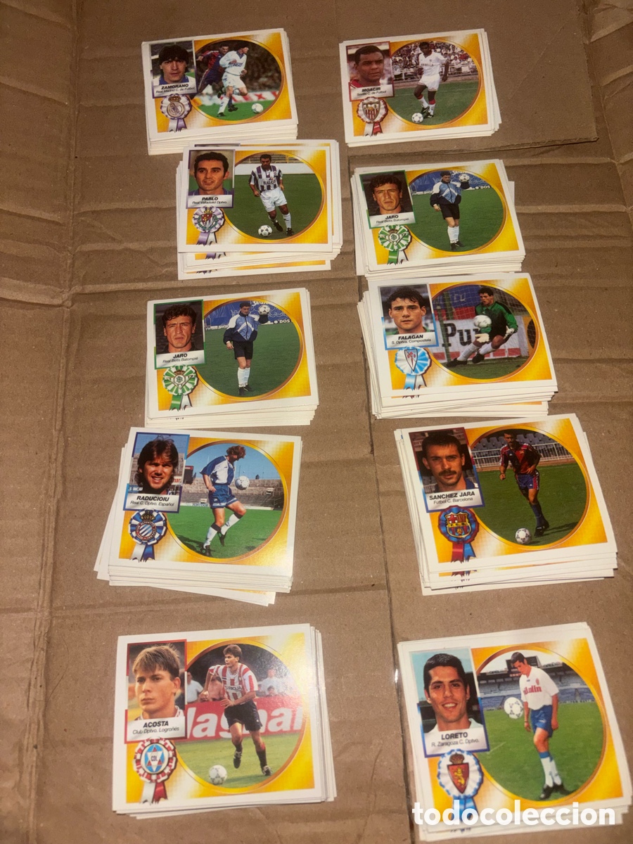 Coleccionismo cromos antiguos: 186 cromos ediciones este 94/95. Colocas/fichajes