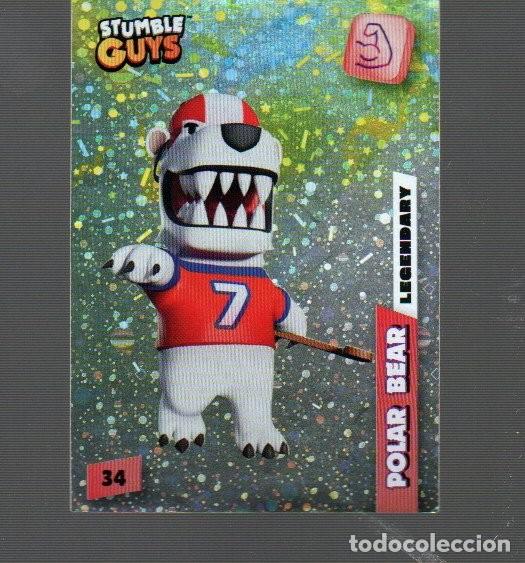 Coleccionismo cromos antiguos: CROMO DE STUMBLE GUYS DEL A&Ntilde;O 2O23 DE PANINI N &ordm; 34 NO ESTUVO PEGADO