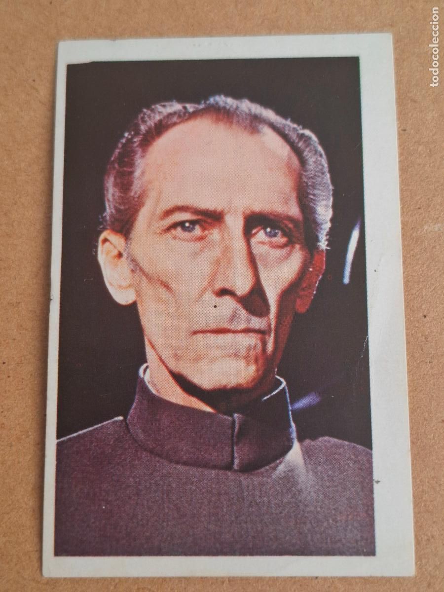 Collectable Antique Stickers: LA GUERRA DE LAS GALAXIAS - PACOSA DOS - 8 GRAND MOFF TARKIN ( LEVE DESPEGADO ) CP9