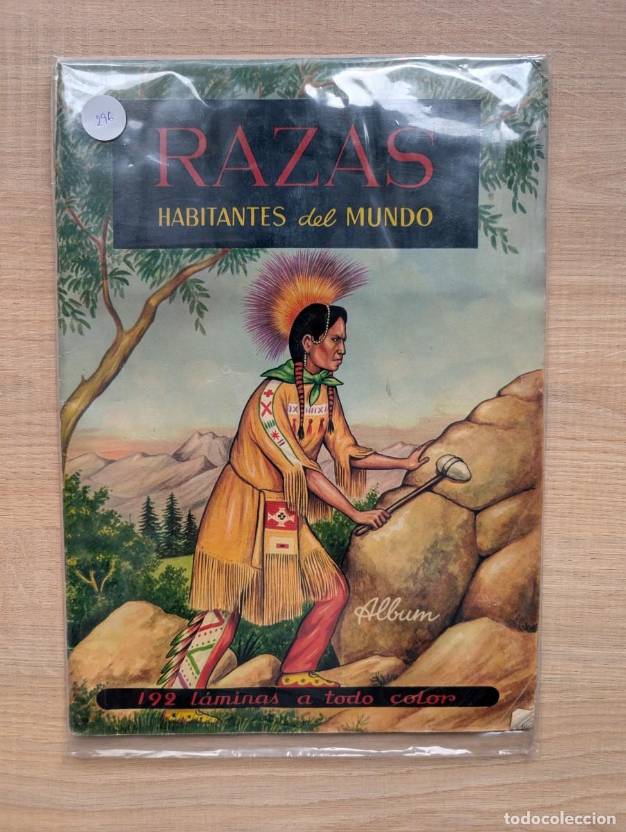 Coleccionismo cromos antiguos: &Aacute;lbum Razas habitantes del mundo Ed Ferca Incompleto (183 de 192):