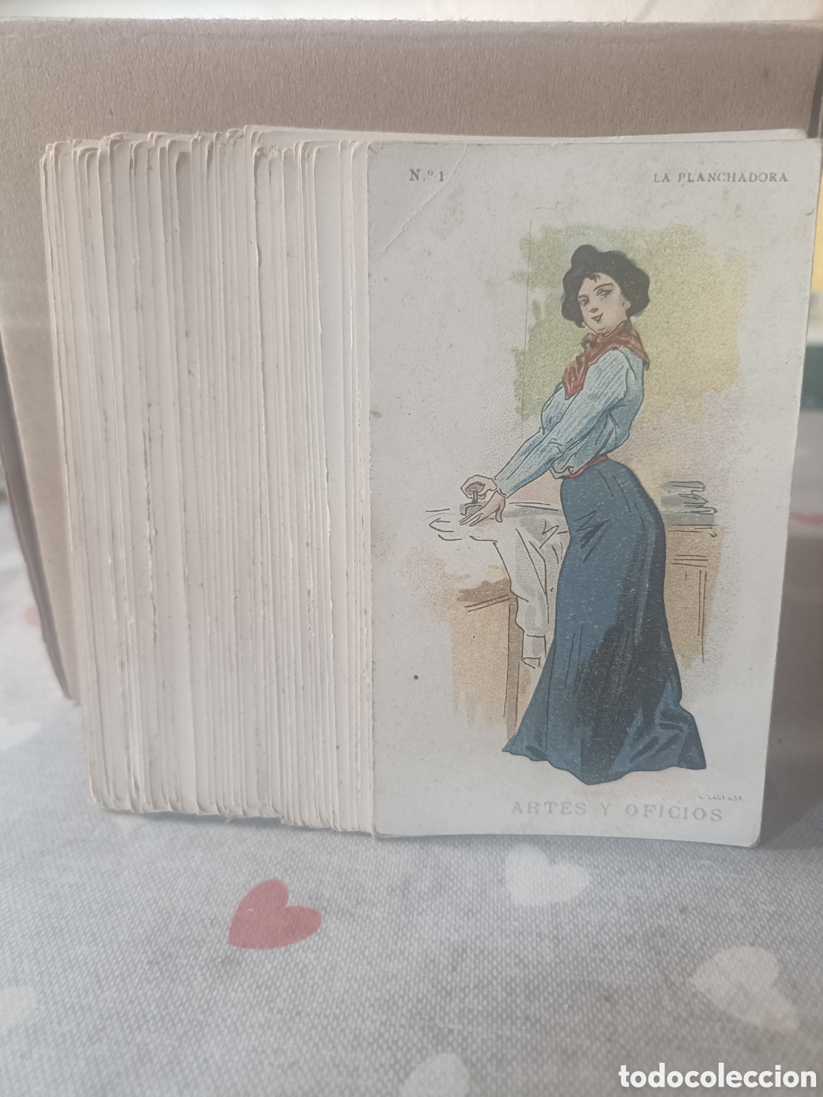 Coleccionismo cromos antiguos: Colecci&oacute;n de cromos ARTES y OFICIOS FEMENINOS Dibujos de Labarta