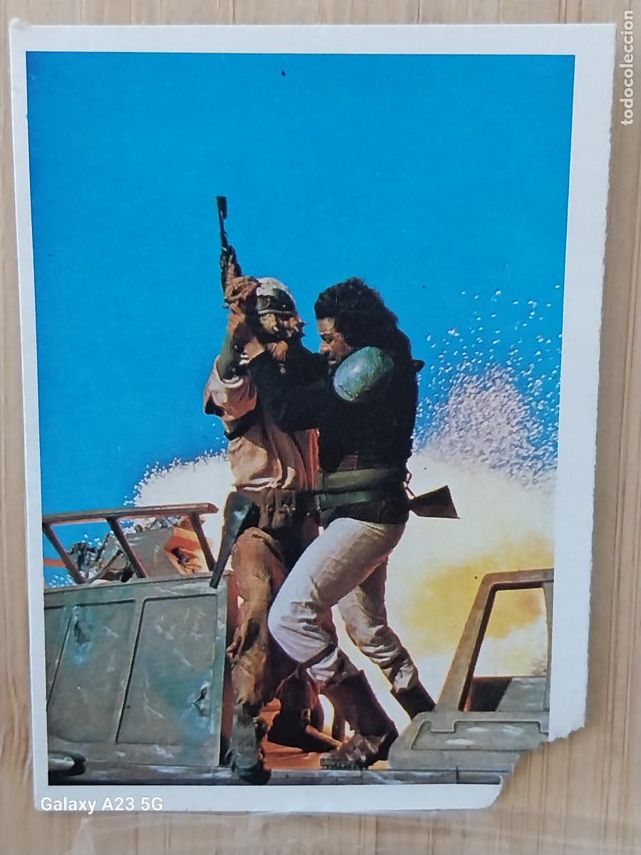Coleccionismo cromos antiguos: RETORNO JEDI STAR WARS CROMO 87 RECUPERADO A&Ntilde;O 1983 ED PACOSA DOS