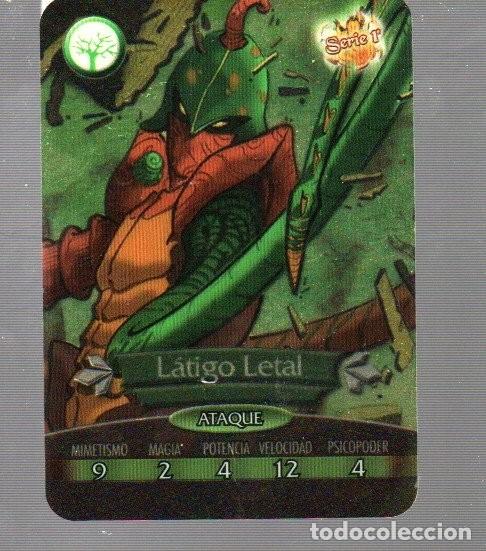 Coleccionismo cromos antiguos: CROMO DE GORMITI METALLO CARDS N&ordm;12 L&Aacute;TIGO LETAL