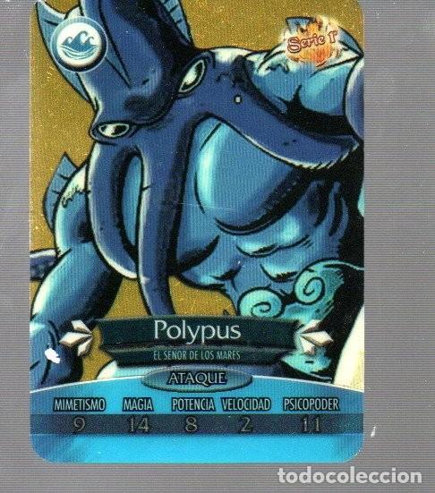 Coleccionismo cromos antiguos: CROMO DE GORMITI METALLO CARDS N&ordm;15 POLYPUS