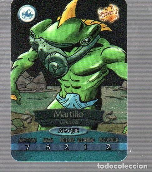 Coleccionismo cromos antiguos: CROMO DE GORMITI METALLO CARDS N&ordm;17 MARTILLO