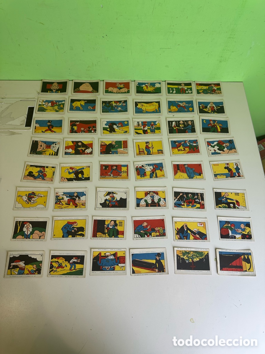 Coleccionismo cromos antiguos: Lote 54 cromos antiguos Benet Nivola &ndash; Serie completa ilustrada
