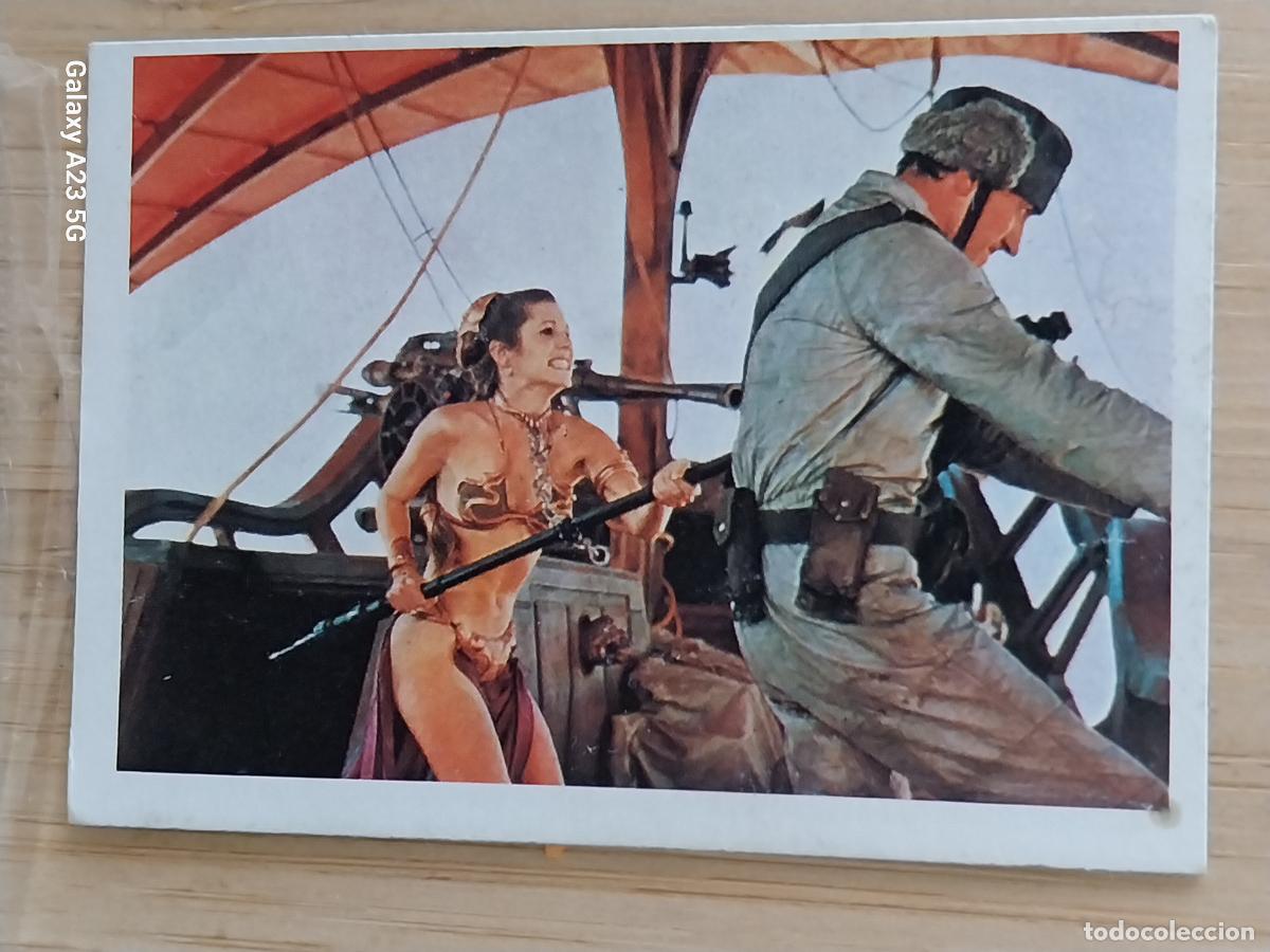 Coleccionismo cromos antiguos: RETORNO JEDI STAR WARS CROMO 100 PRINCESA LEIA RECUPERADO A&Ntilde;O 1983 ED PACOSA DOS