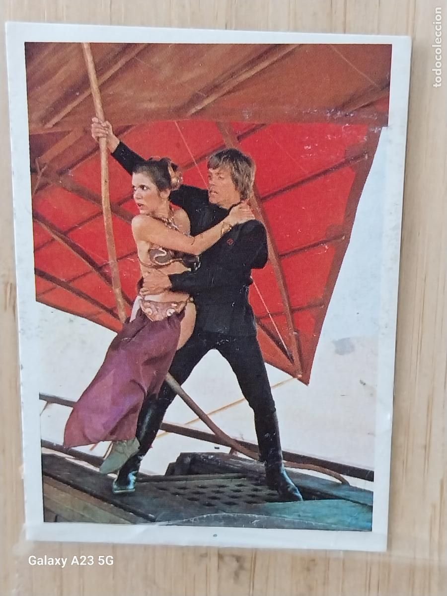 Coleccionismo cromos antiguos: RETORNO JEDI STAR WARS CROMO 101 PRINCESA LEIA LUKE SKYWALKER RECUPERADO A&Ntilde;O 1983 ED PACOSA DOS