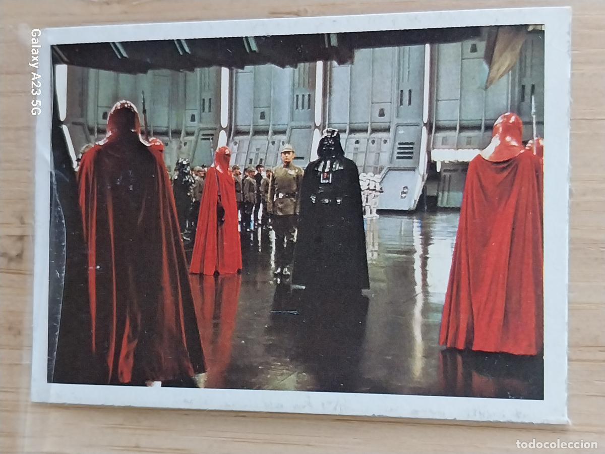 Coleccionismo cromos antiguos: RETORNO JEDI STAR WARS CROMO 104 DARTH VADER RECUPERADO A&Ntilde;O 1983 ED PACOSA DOS