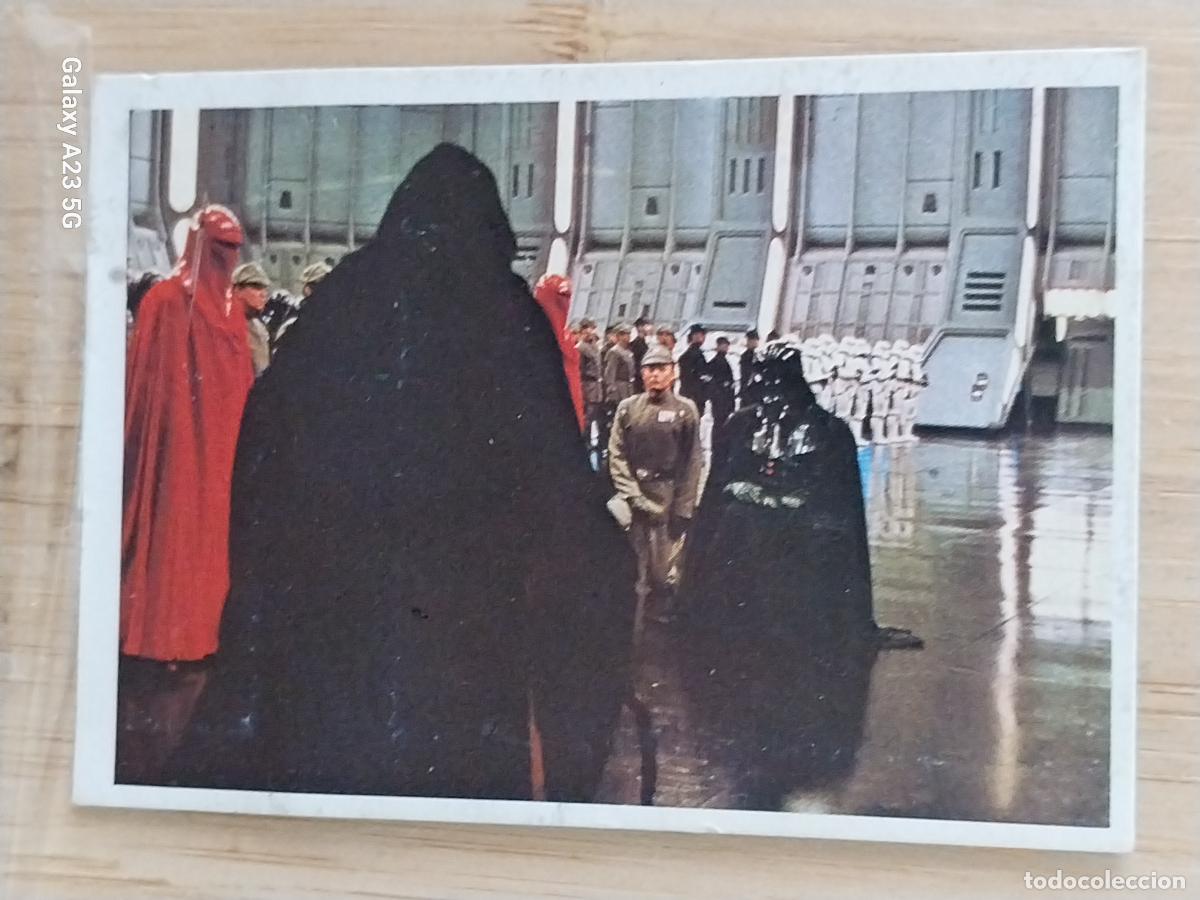 Coleccionismo cromos antiguos: RETORNO JEDI STAR WARS CROMO 107 DARTH VADER RECUPERADO A&Ntilde;O 1983 ED PACOSA DOS
