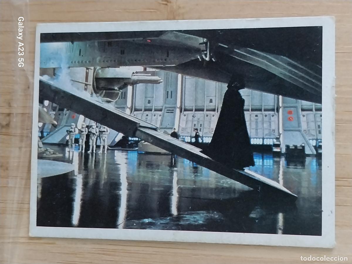 Coleccionismo cromos antiguos: RETORNO JEDI STAR WARS CROMO 126 DARTH VADER RECUPERADO A&Ntilde;O 1983 ED PACOSA DOS