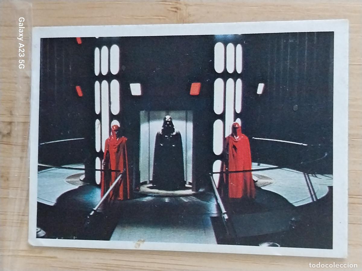 Coleccionismo cromos antiguos: RETORNO JEDI STAR WARS CROMO 127 DARTH VADER RECUPERADO A&Ntilde;O 1983 ED PACOSA DOS