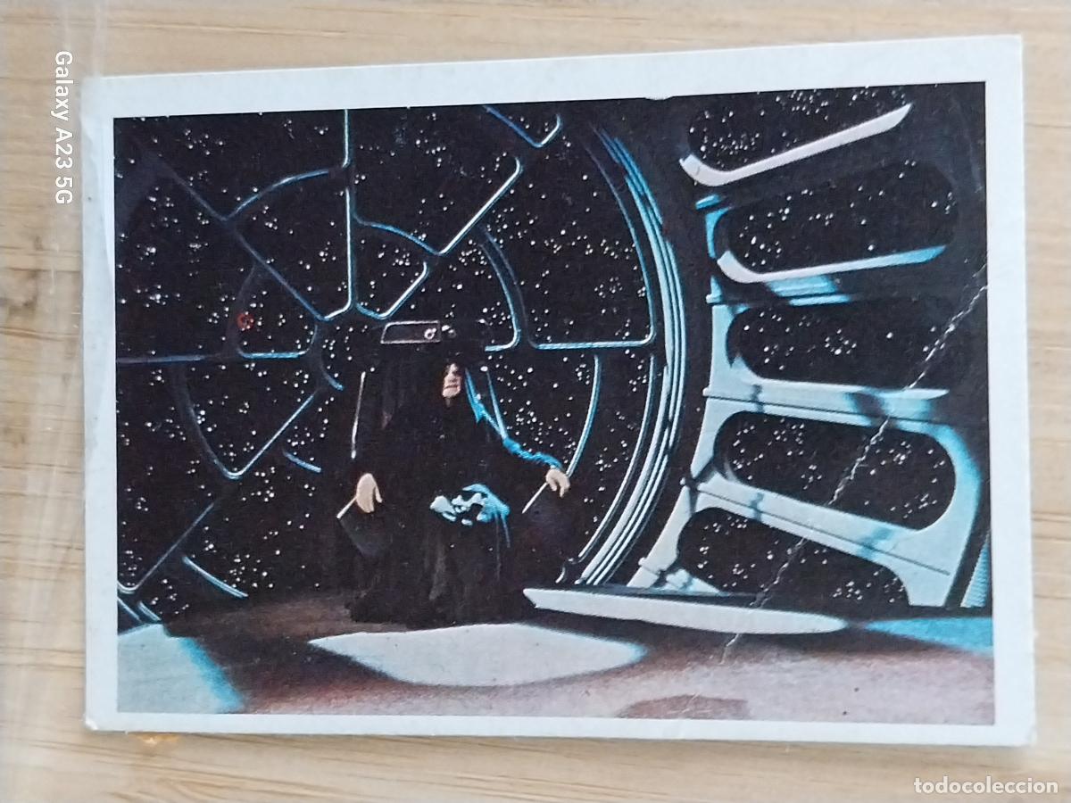 Coleccionismo cromos antiguos: RETORNO JEDI STAR WARS CROMO 129 DARTH VADER RECUPERADO A&Ntilde;O 1983 ED PACOSA DOS