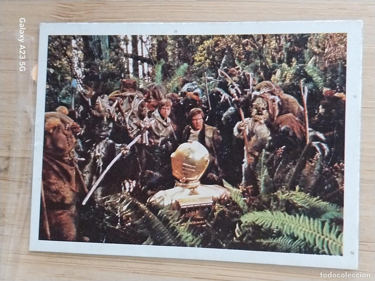 Colecionismo Cromos antigos: RETORNO JEDI STAR WARS CROMO 134 EWOKS RECUPERADO A&Ntilde;O 1983 ED PACOSA DOS