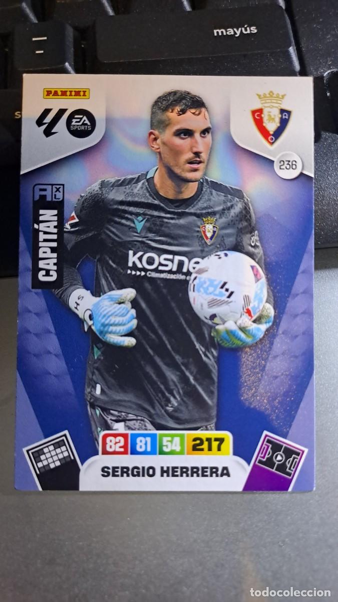 Sammeln alte Sammelbilder: ADRENALYN XL SERGIO HERRERA 236 OSASUNA CROMO LIGA 2025 2026 25 26 PANINI
