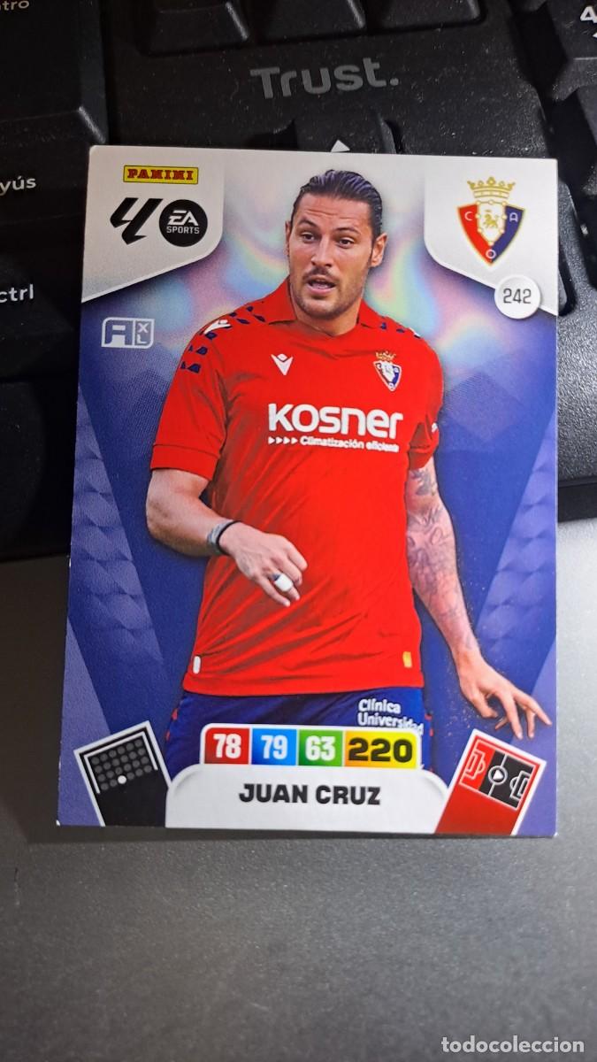 Collectionnisme Cartes &agrave; collectionner anciennes: ADRENALYN XL JUAN CRUZ 242 OSASUNA CROMO LIGA 2025 2026 25 26 PANINI