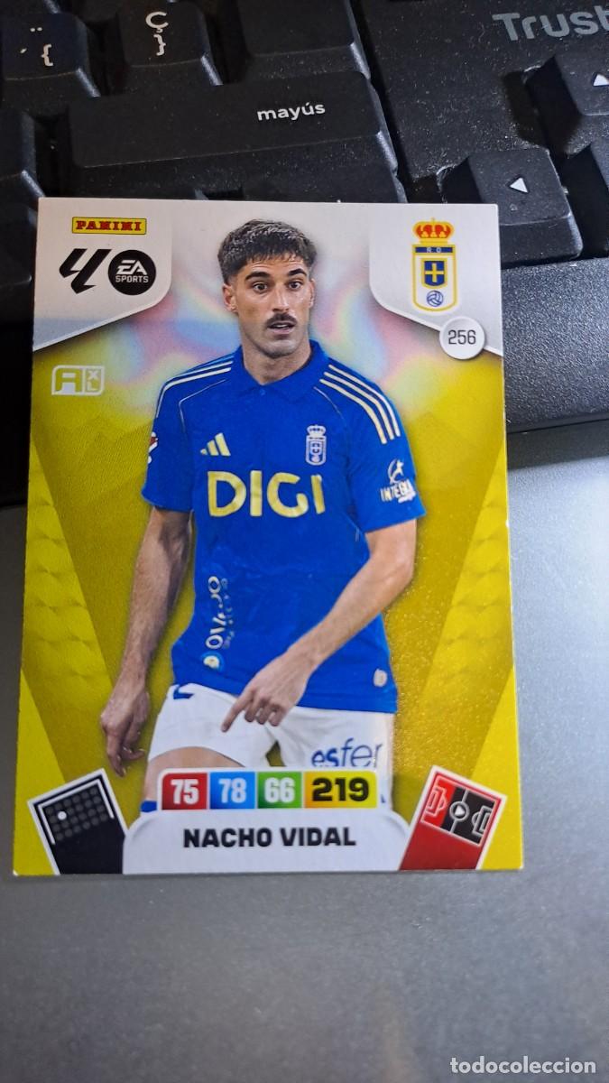 Sammeln alte Sammelbilder: ADRENALYN XL NACHO VIDAL 256 OVIEDO CROMO LIGA 2025 2026 25 26 PANINI