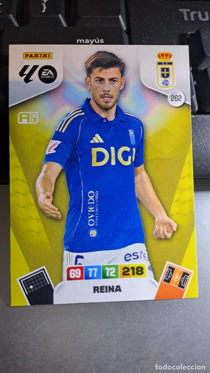 Sammeln alte Sammelbilder: ADRENALYN XL REINA 262 OVIEDO CROMO LIGA 2025 2026 25 26 PANINI