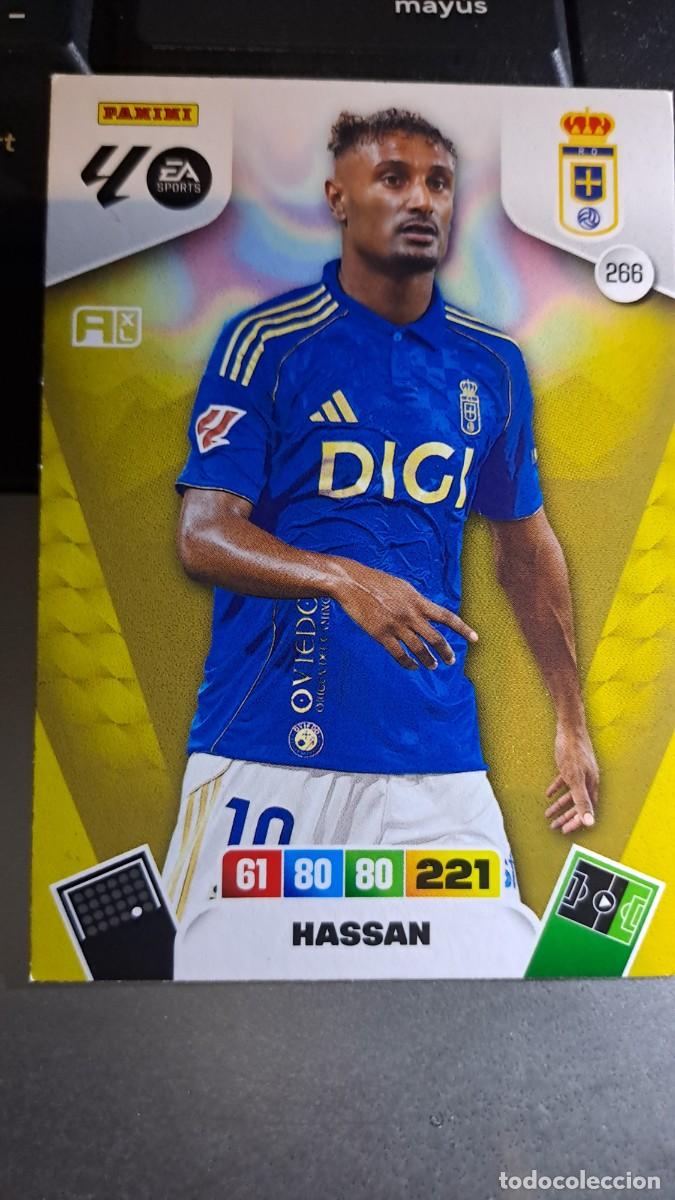 Sammeln alte Sammelbilder: ADRENALYN XL HASSAN 266 OVIEDO CROMO LIGA 2025 2026 25 26 PANINI