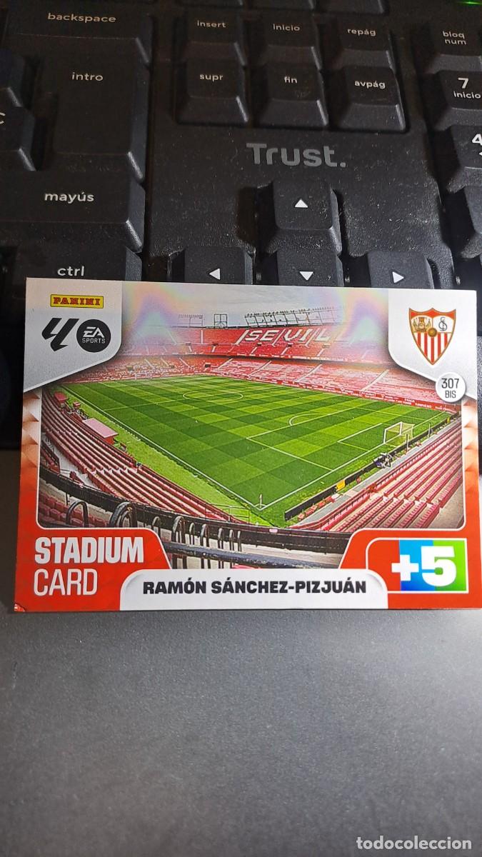 Collectable Antique Stickers: ADRENALYN XL ESTADIO STADIUM RAMON SANCHEZ PIZJUAN 307 BIS SEVILLA CROMO LIGA 2025 2026 25 26 PANINI