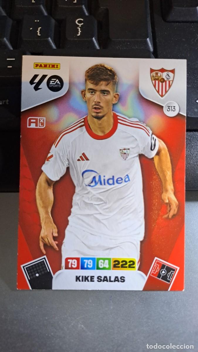 Collectable Antique Stickers: ADRENALYN XL KIKE SALAS 313 SEVILLA CROMO LIGA 2025 2026 25 26 PANINI