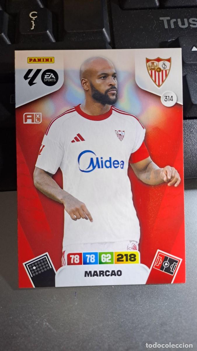 Coleccionismo cromos antiguos: ADRENALYN XL MARCAO 314 SEVILLA CROMO LIGA 2025 2026 25 26 PANINI