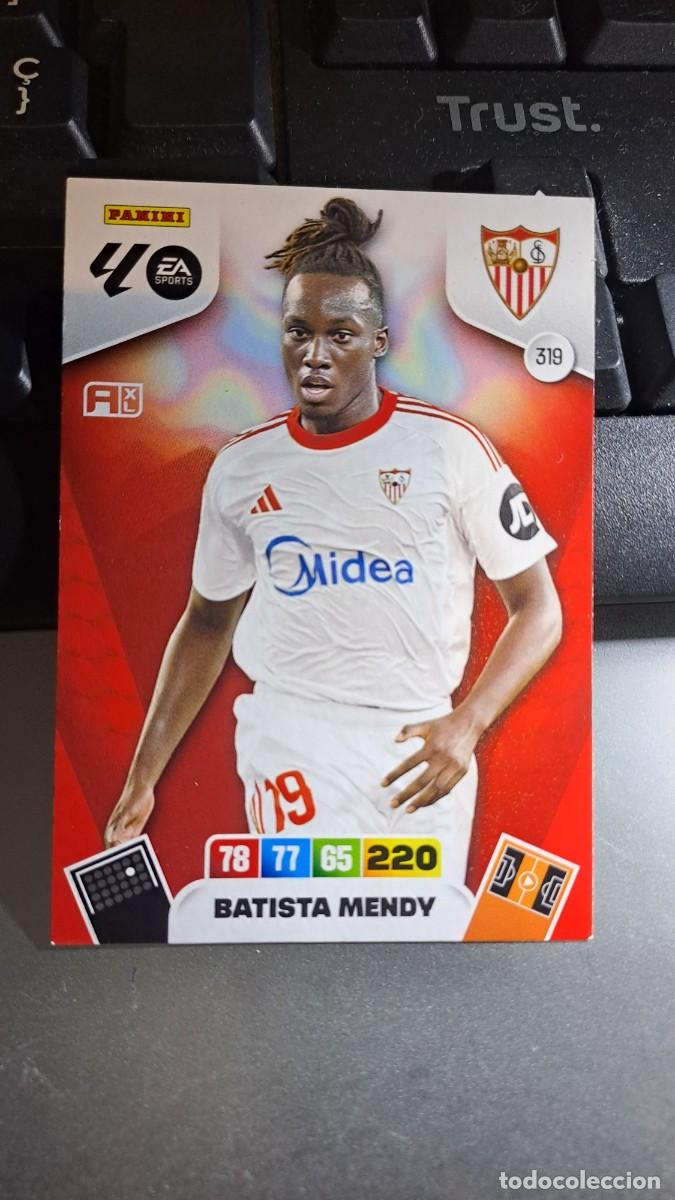 Coleccionismo cromos antiguos: ADRENALYN XL BATISTA MENDY 319 SEVILLA CROMO LIGA 2025 2026 25 26 PANINI