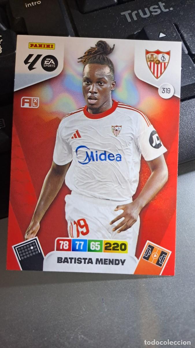 Coleccionismo cromos antiguos: ADRENALYN XL BATISTA MENDY 319 SEVILLA CROMO LIGA 2025 2026 25 26 PANINI