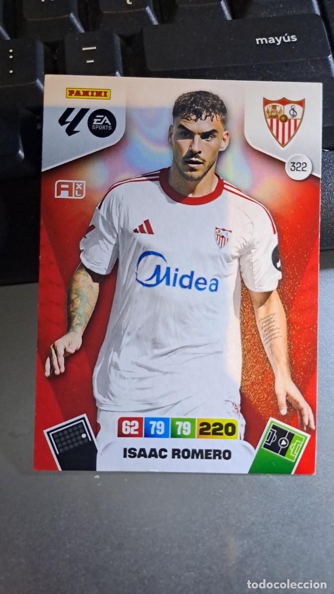 Coleccionismo cromos antiguos: ADRENALYN XL ISAAC ROMERO 322 SEVILLA CROMO LIGA 2025 2026 25 26 PANINI