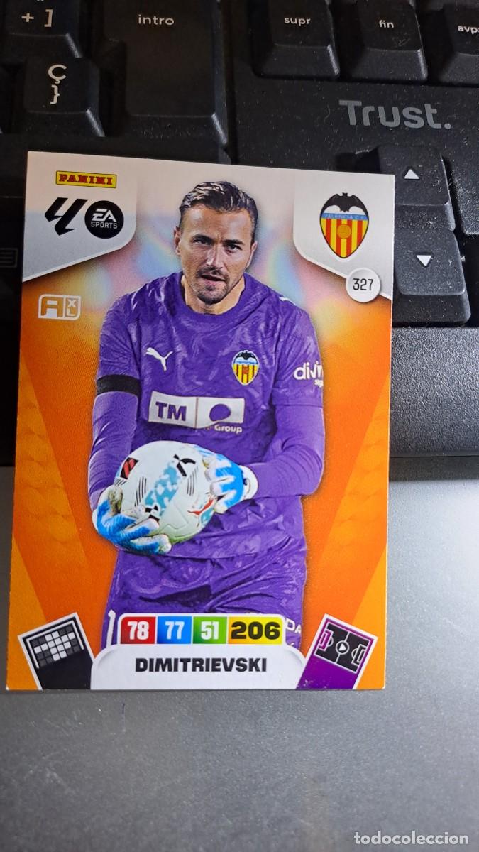 Coleccionismo cromos antiguos: ADRENALYN XL DIMITRIEVSKI 327 VALENCIA CROMO LIGA 2025 2026 25 26 PANINI