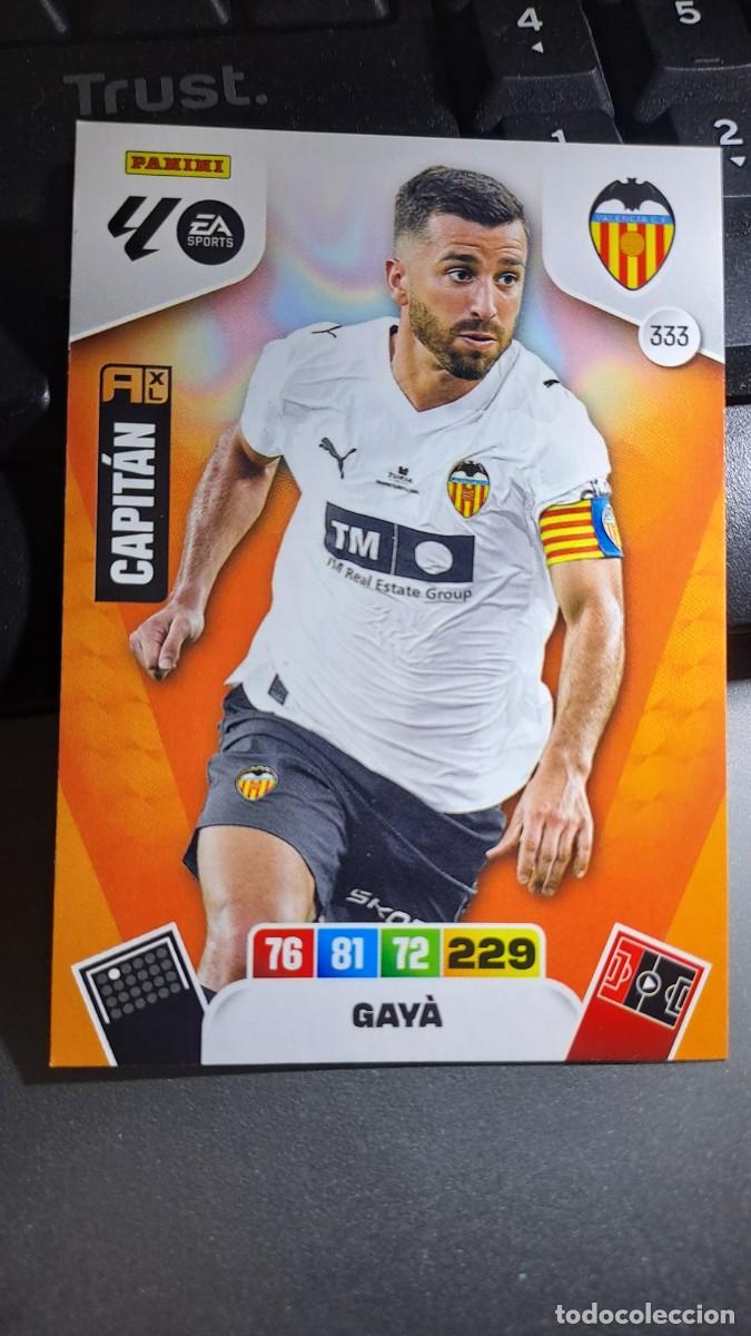 Coleccionismo cromos antiguos: ADRENALYN XL GAYA 333 VALENCIA CROMO LIGA 2025 2026 25 26 PANINI