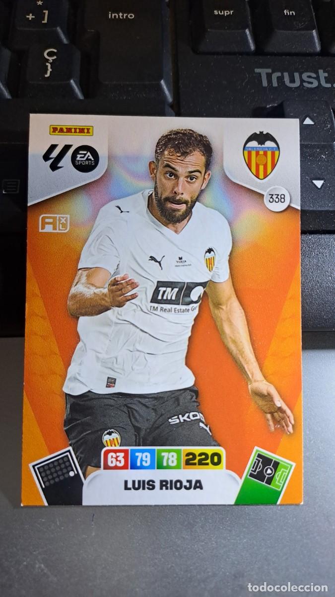 Coleccionismo cromos antiguos: ADRENALYN XL LUIS RIOJA 338 VALENCIA CROMO LIGA 2025 2026 25 26 PANINI