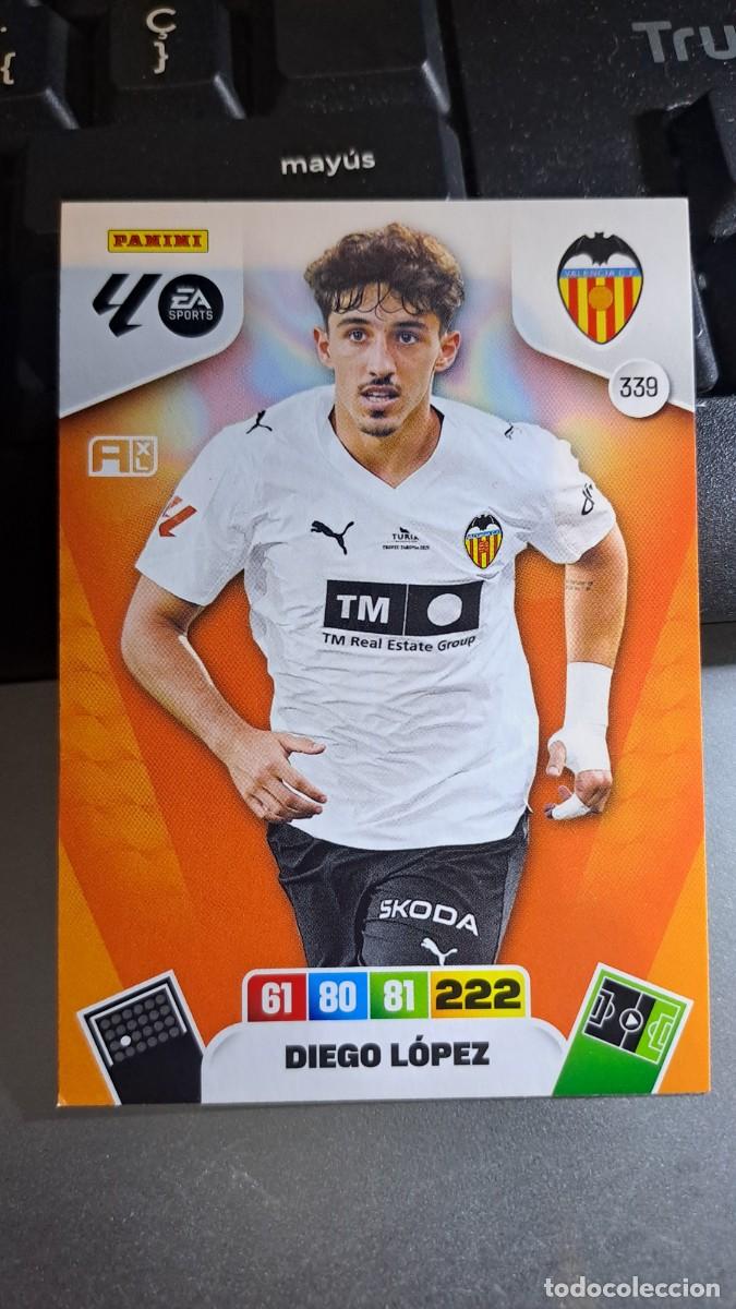 Coleccionismo cromos antiguos: ADRENALYN XL DIEGO LOPEZ 339 VALENCIA CROMO LIGA 2025 2026 25 26 PANINI