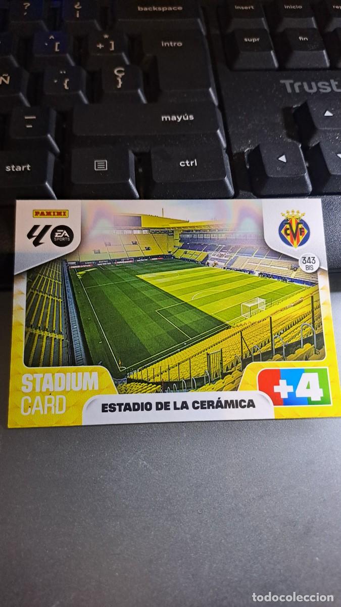 Coleccionismo cromos antiguos: ADRENALYN XL ESTADIO STADIUM LA CERAMICA 343 BIS VILLARREAL CROMO LIGA 2025 2026 25 26 PANINI