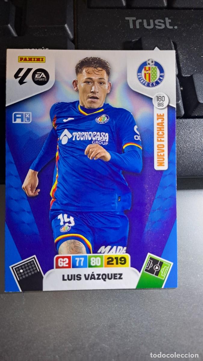 Coleccionismo cromos antiguos: ADRENALYN XL LUIS VAZQUEZ NUEVO FICHAJE 160 BIS GETAFE CROMO LIGA 2025 2026 25 26 PANINI