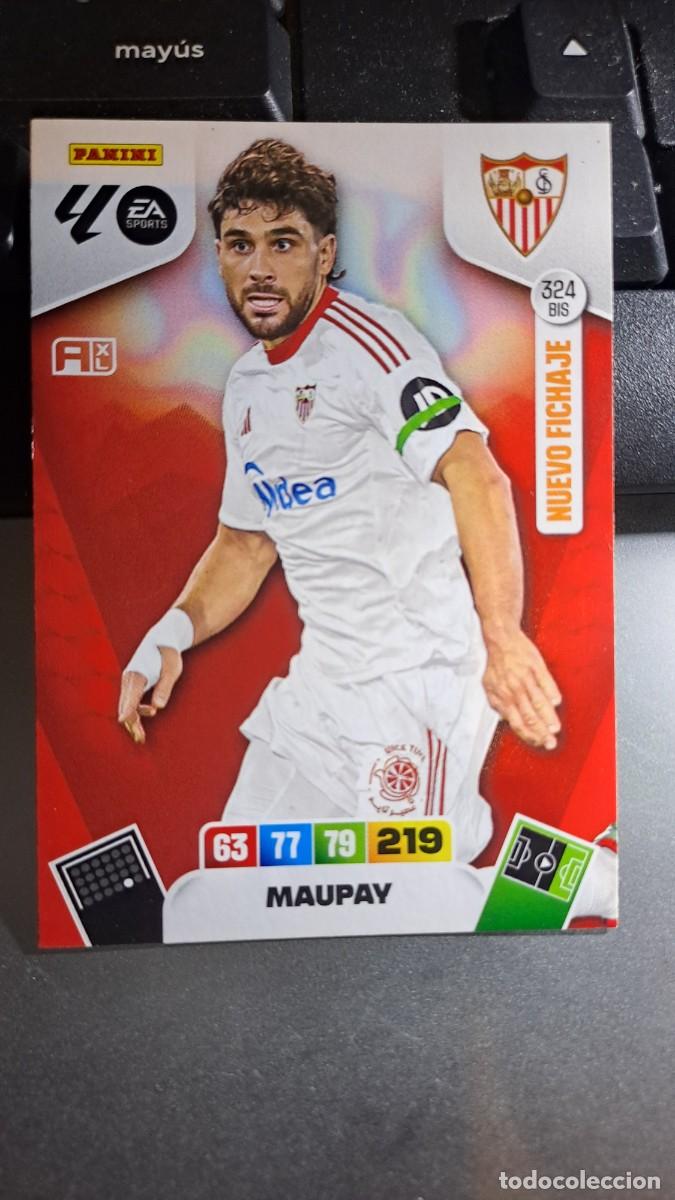 Coleccionismo cromos antiguos: ADRENALYN XL MAUPAY NUEVO FICHAJE 324 BIS SEVILLA CROMO LIGA 2025 2026 25 26 PANINI
