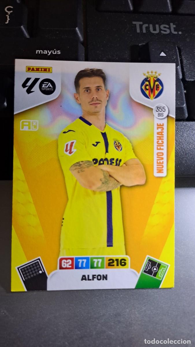 Coleccionismo cromos antiguos: ADRENALYN XL ALFON NUEVO FICHAJE 355 BIS VILLARREAL CROMO LIGA 2025 2026 25 26 PANINI