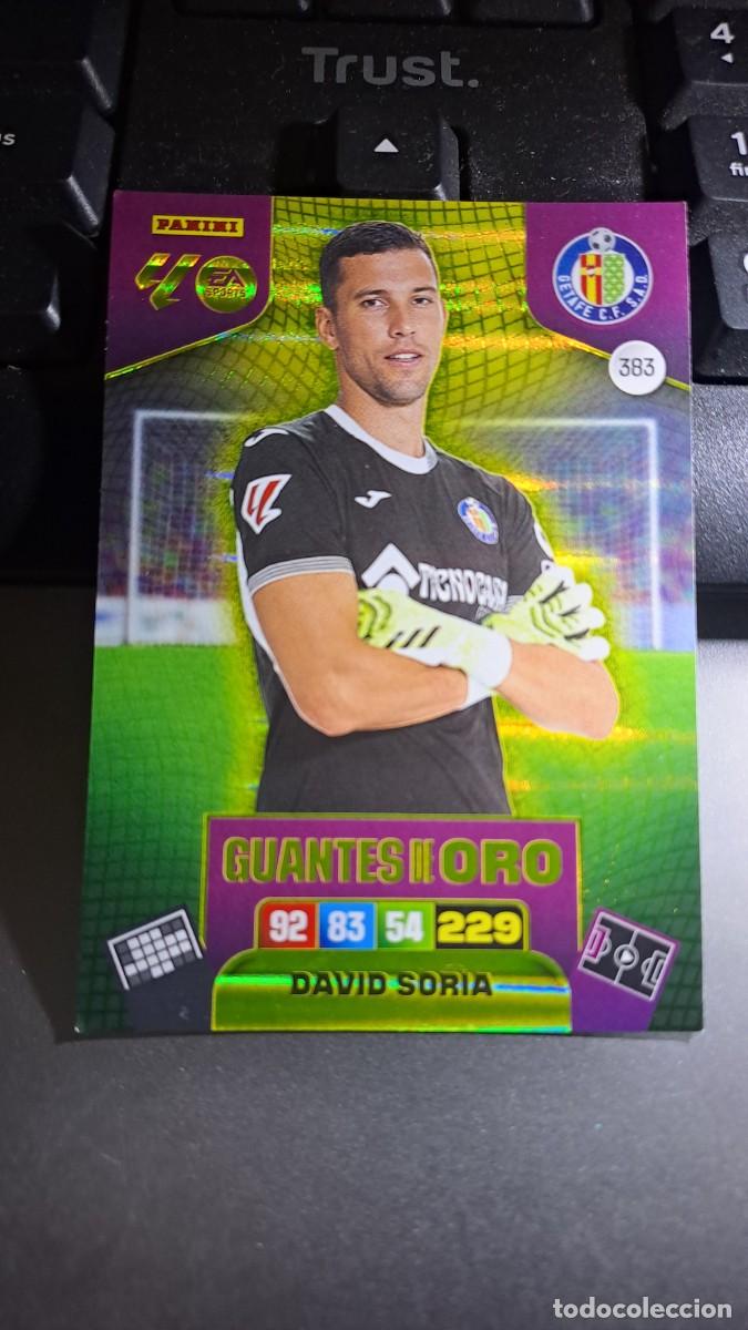 Coleccionismo cromos antiguos: ADRENALYN XL DAVID SORIA 383 GUANTES DE ORO 383 GETAFE CROMO LIGA 2025 2026 25 26 PANINI