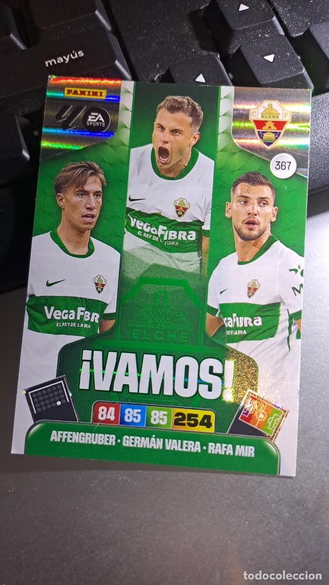 Coleccionismo cromos antiguos: ADRENALYN XL AFFENGRUBER GERMAN VALERA RAFA MIR VAMOS 367 ELCHE CROMO LIGA 2025 2026 25 26 PANINI
