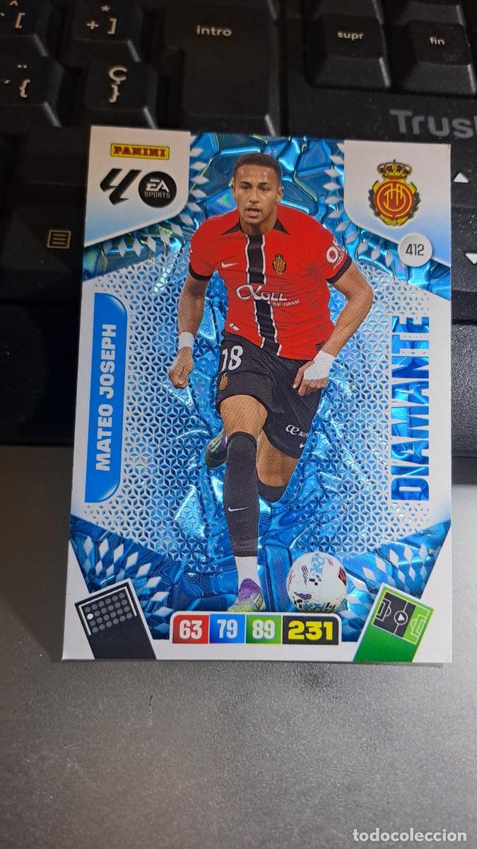 Coleccionismo cromos antiguos: ADRENALYN XL MATEO JOSEPH 412 DIAMANTE 412 MALLORCA CROMO LIGA 2025 2026 25 26 PANINI