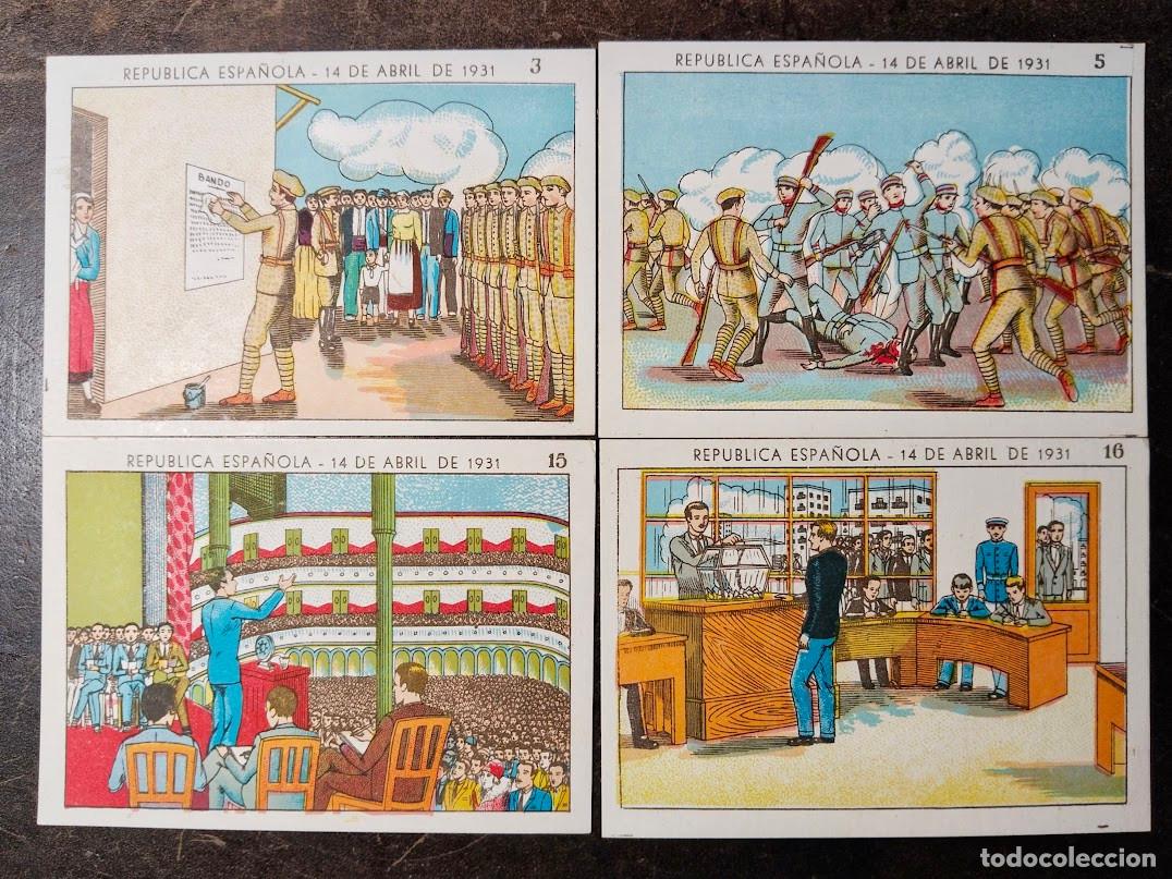 Coleccionismo cromos antiguos: CROMOS CHOCOLATES LLORET REP&Uacute;BLICA ESPA&Ntilde;OLA 1931.